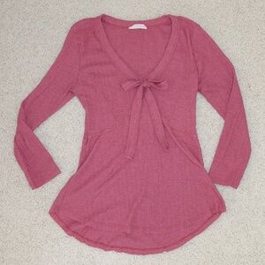 Alatr'd State Pink Bow Top